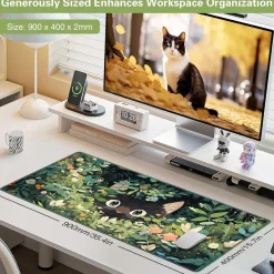 Abetcabe XXL Gaming Mauspad 900x400mm mit wasserdichter Oberfläche und