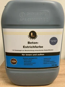 ab 6,60 EUR/ kg Bodenfarbe Betonfarbe Estrichfarbe Bodenbeschichtung Garage Lager