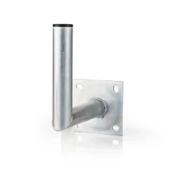 Abgewinkelte Wandhalterung Aluminium SAT Spiegel 25cm Wandabstand 50mm