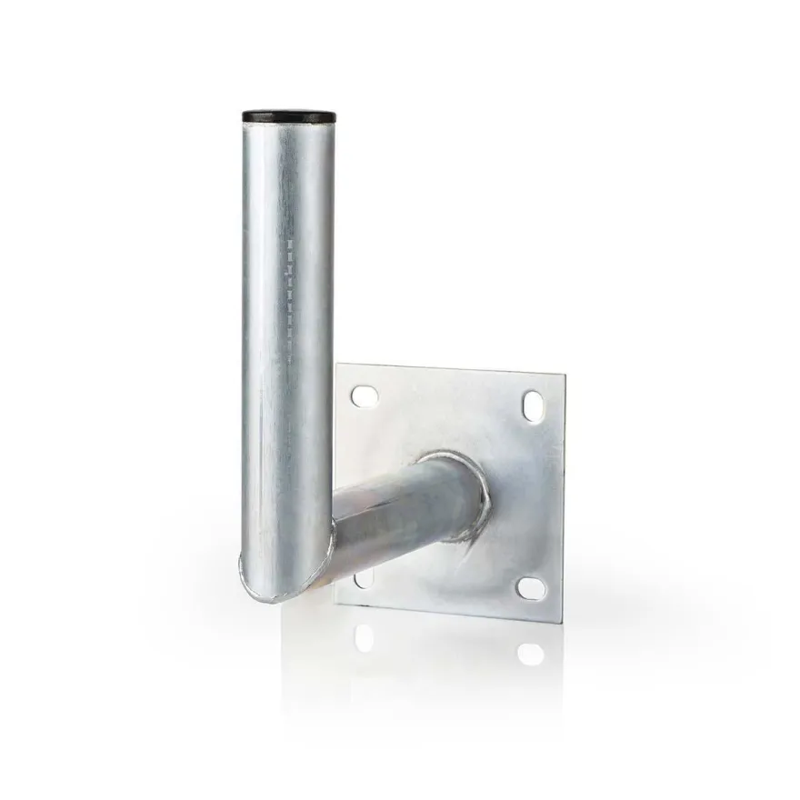 Abgewinkelte Wandhalterung Aluminium SAT Spiegel 25cm Wandabstand 50mm