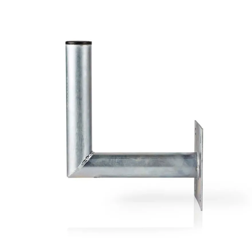 Abgewinkelte Wandhalterung Aluminium SAT Spiegel 25cm Wandabstand 50mm