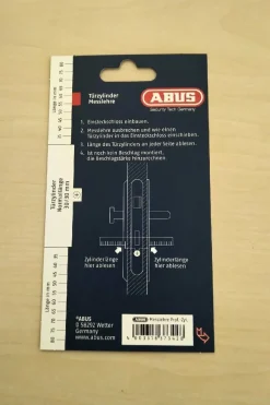 ABUS Bravus2000 Profilzylinder Doppelzylinder 28/37 mm mit 3 Schlüssel und GKUP