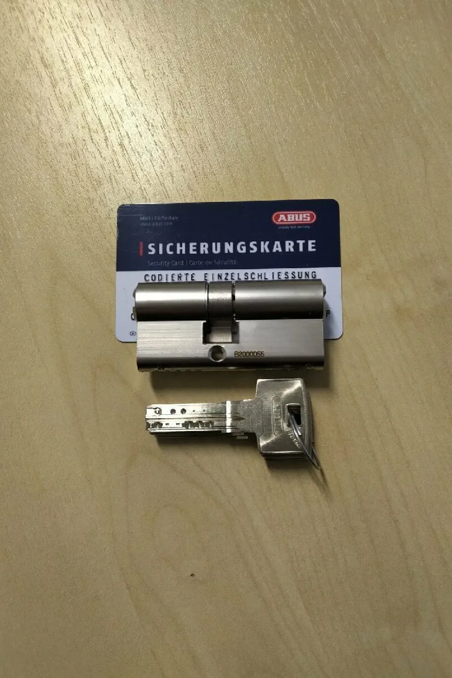 ABUS Bravus2000 Profilzylinder Doppelzylinder 28/37 mm mit 3 Schlüssel und GKUP