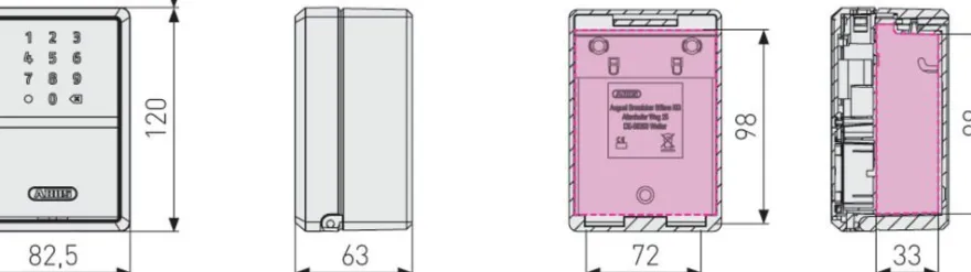 Abus 787 Keygarage™ 1 Wandmontage