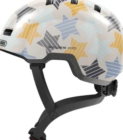 Abus Kinderhelm Skurb Kid grey stars Size S 45-50 cm Fahrrad Skaten Roller 240g