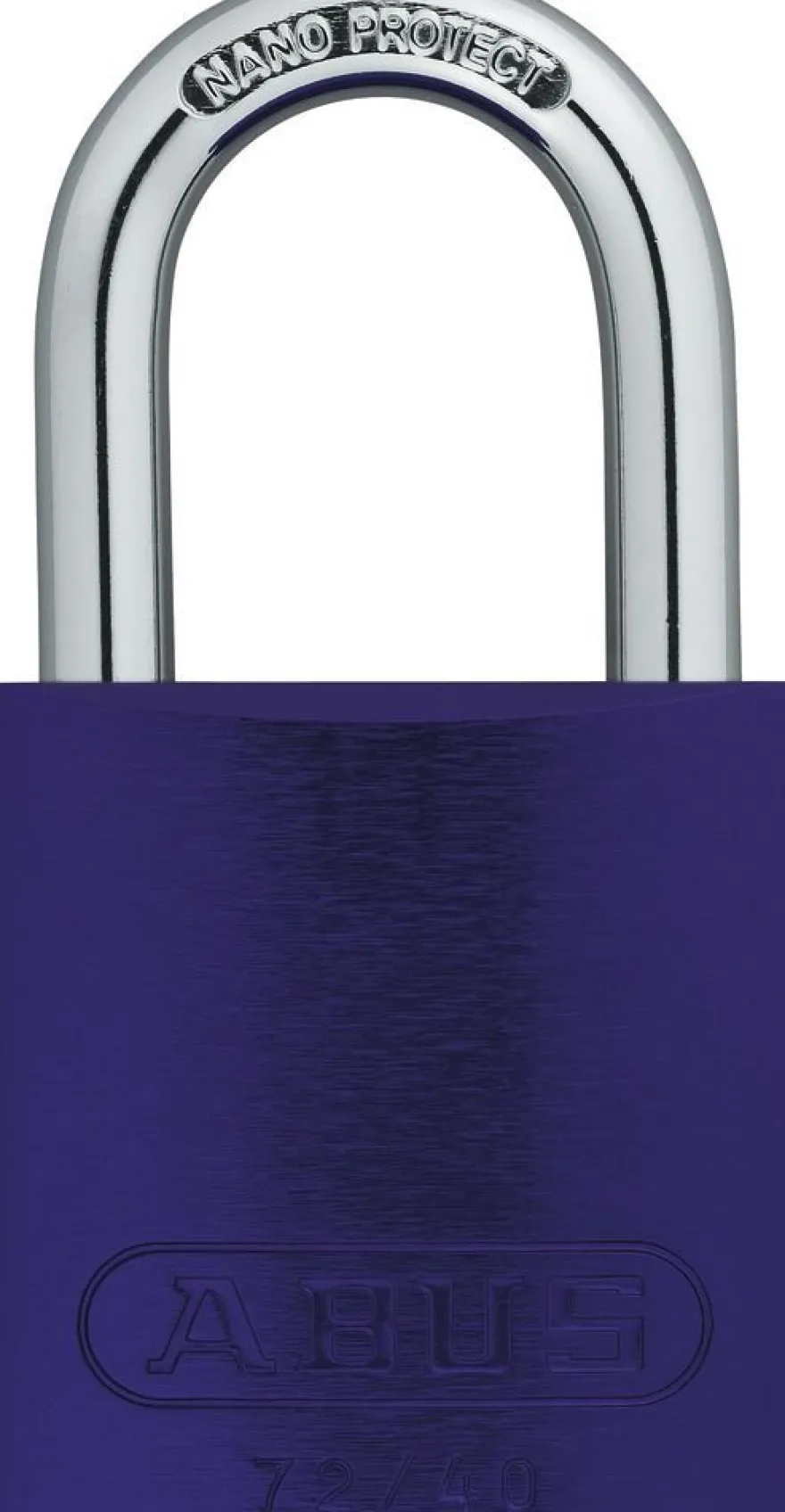 Abus Vorhangschloss Aluminium 72/40 lila vs. Lock-Tag