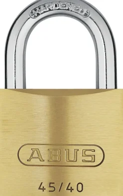 Abus Vorhangschloss Messing 45/40 mit 5 Schlüsseln