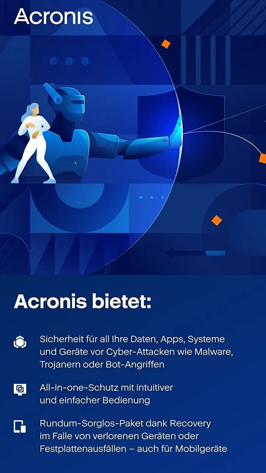 Acronis Cyber Protect Home Office 2023 - Premium - 1 Computer + 1 TB Cloud Stora