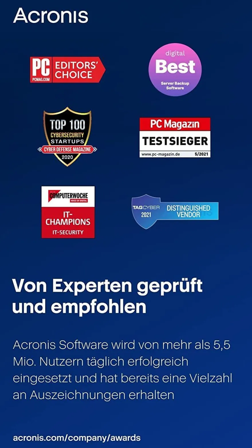 Acronis Cyber Protect Home Office 2023 - Premium - 1 Computer + 1 TB Cloud Stora