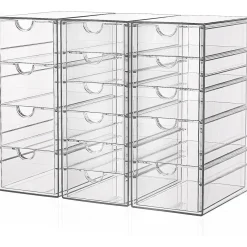 Acryl Schubladenboxen Schreibtisch Organizer Make up 15 Schubladen Büro Schule