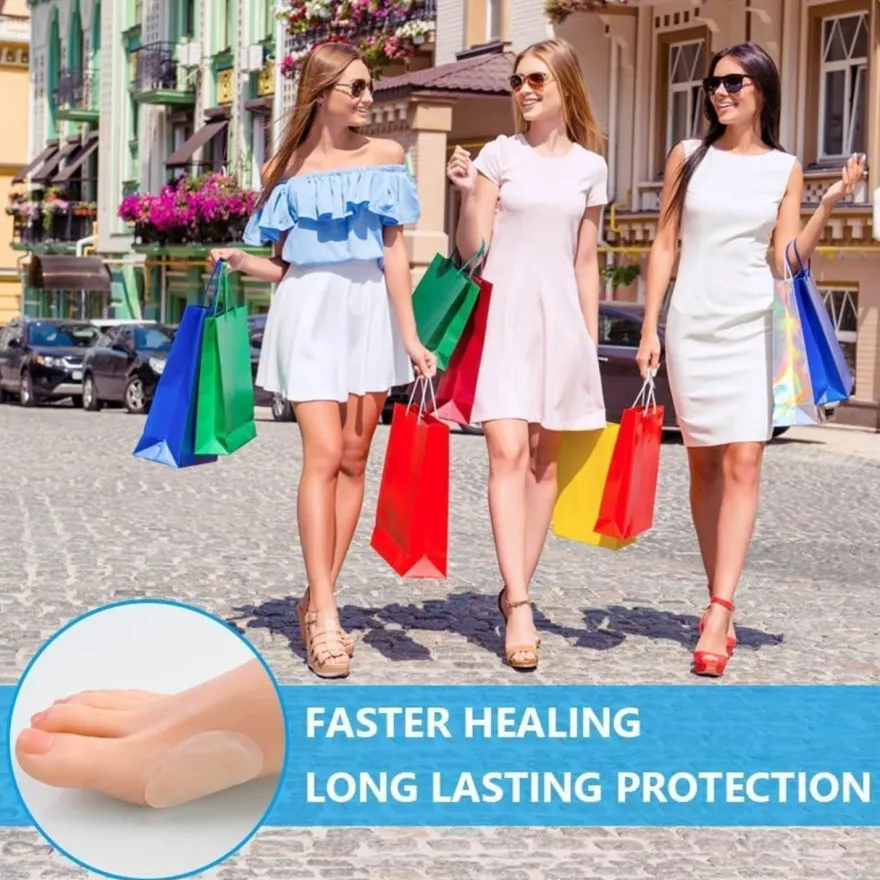ACWOO Blasenpflaster Hydrokolloid Gel Pflaster Wasserdicht für Ferse, Vorfuß