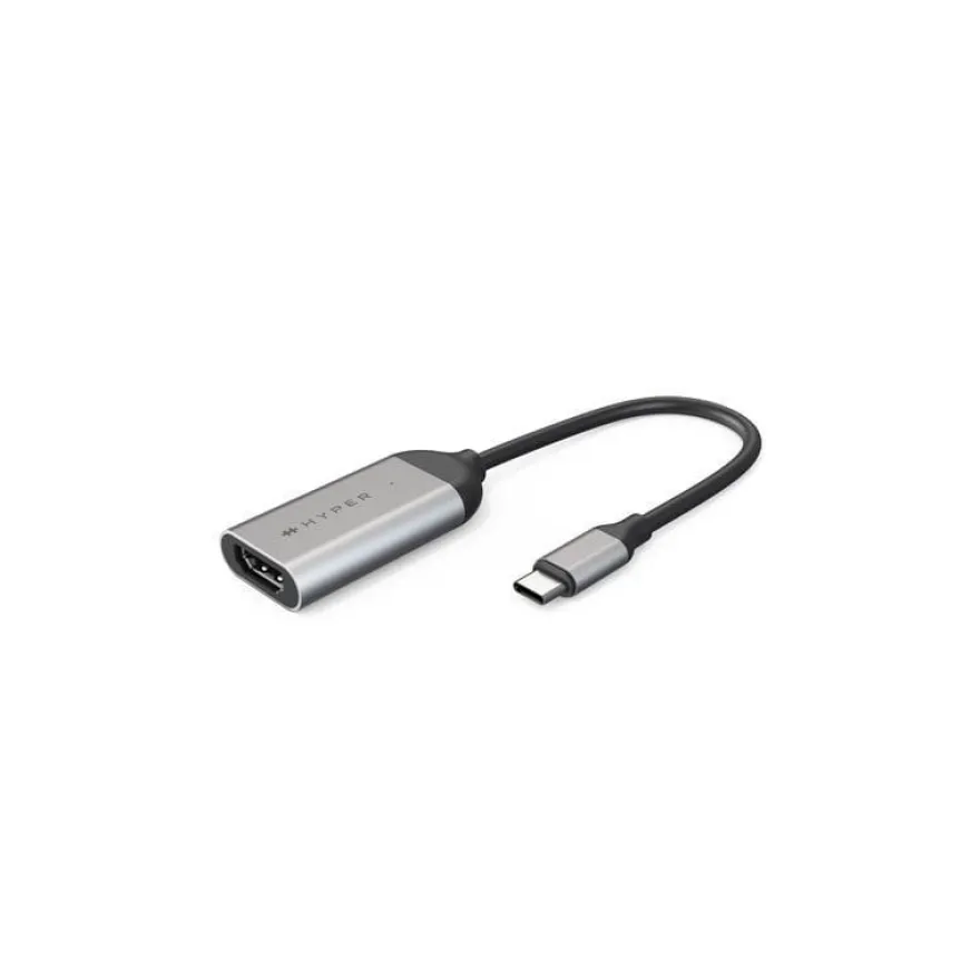 Adapter Hype HDMI USB-C 8K 60Hz Silber