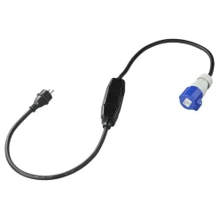 Adapterkabel 150cm 3x 2,5mm² von Schuko nach CEE + Fehlerstromschutzschalter