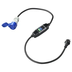 Adapterkabel 150cm 3x 2,5mm² von Schuko nach CEE + Fehlerstromschutzschalter