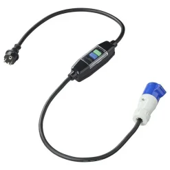 Adapterkabel 150cm 3x 2,5mm² von Schuko nach CEE + Fehlerstromschutzschalter