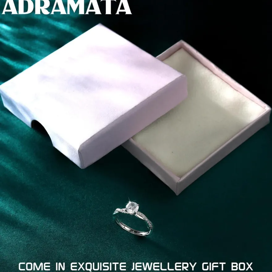 Adramata 925 Sterling Silber Ring Damen Verstellbar Daumenring Verlobungsring