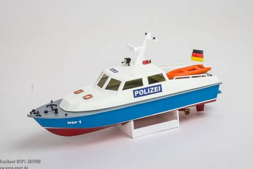 Aeronaut Polizeiboot WSP 1 Schiffsmodell 305900 Aeronaut 3059/00 Bausatz