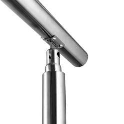 AICA Handlauf 180cm Geländer 5 Querstäbe Treppengeländer Balkongeländer Edelstahl