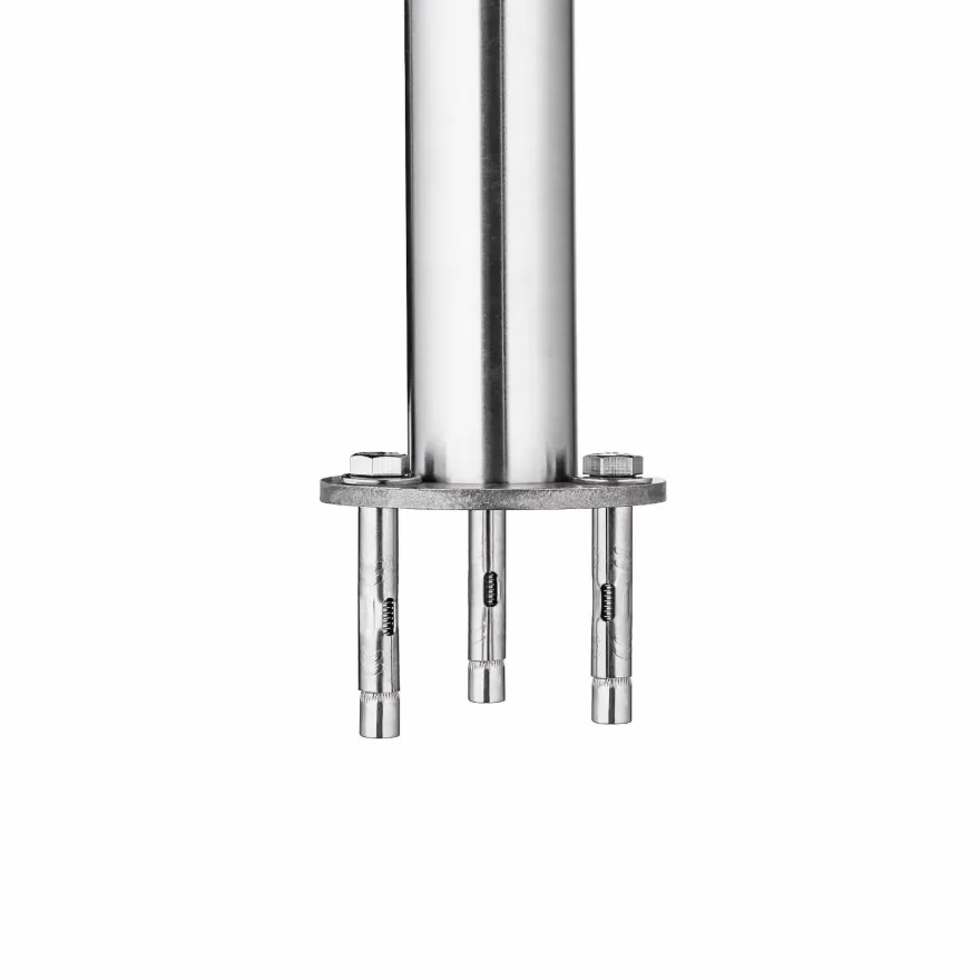 AICA Handlauf 180cm Geländer 5 Querstäbe Treppengeländer Balkongeländer Edelstahl