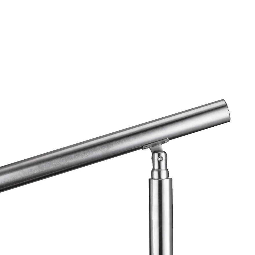 AICA Handlauf 180cm Geländer 5 Querstäbe Treppengeländer Balkongeländer Edelstahl