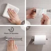 Aikzik Toilettenpapierhalter ohne Bohren, Selbstklebend, Edelstahl