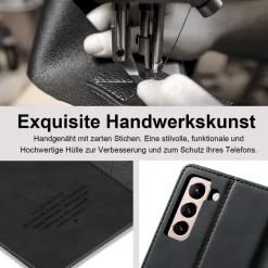Ailicici S23 Klapphülle mit Ständer in Lederoptik