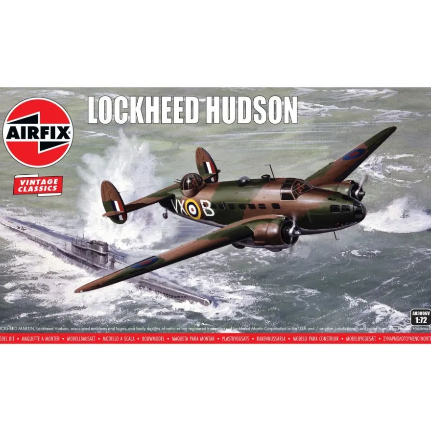 Airfix - Lockheed Hudson - Vintage Classic - 1:72 - 85 Teile