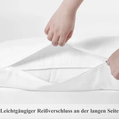 Aisbo Kissenbezug 40x145 cm (2er Set) - Weicher Mikrofaser Bezug mit