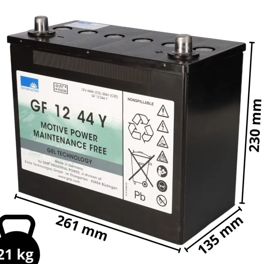 Akku kompatibel E-Mobile Invacare Ranger II FWD 12V 44Ah