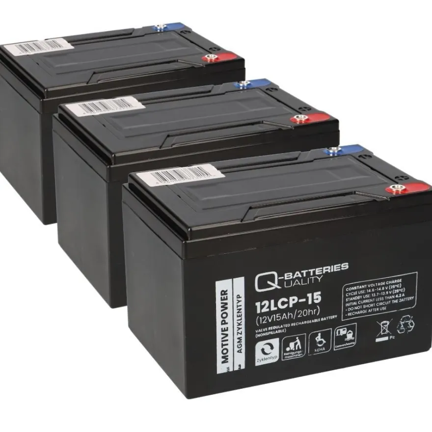 Akku kompatibel 36V 15Ah (3x12V 15Ah) E-Scooter E-Roller