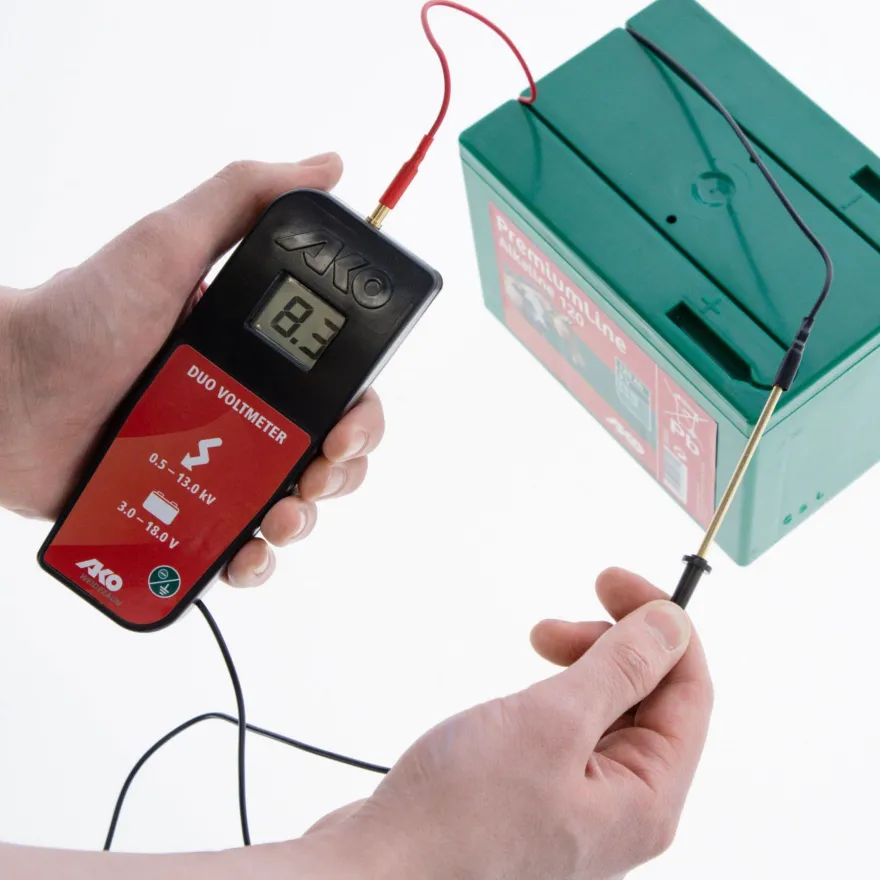 AKO Digital DUO Voltmeter - Zaunpr?fer & Batterietester