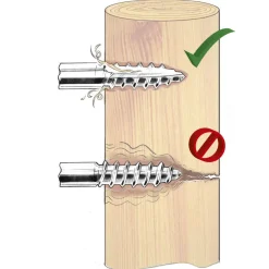 AKO Easy Drill Ringisolator EDX, durchgehende St?tze, 75 St?ck inkl. Einschraubhilfe