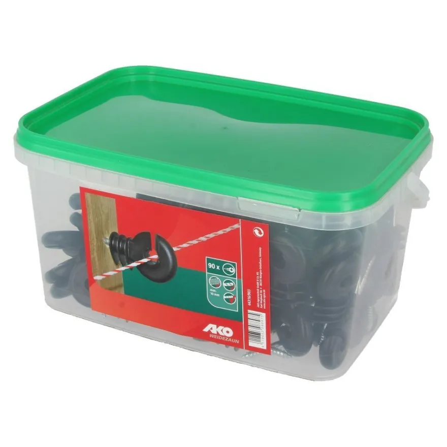 AKO Ringisolator mit kurzer 6 mm St?tze, 90 St?ck