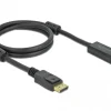 Aktives Adapterkabel Delock 1 Meter HDMI zu DisplayPort