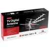 Aktive TV Antenne Dachantenne Außenantenne LTE Filter 100dBµV UHF/ VHF DVB-T2