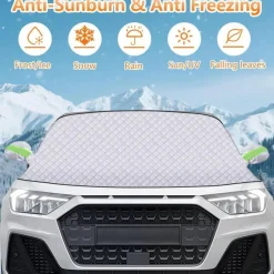 Alaoo Windschutzscheibenabdeckung für Auto, SUV, LKW - Faltbar, Abnehmbar