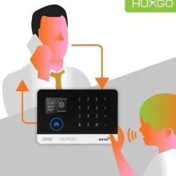 Alarm System mit Funk Alarmsirene HXA003 2G, 7x Bewegungssensor, Smart Home Security
