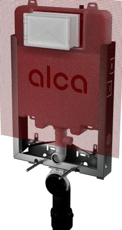 Alcadrain AM1115P/1000 Renovmodul Slim Vorwandinstallationssystem für Unterputzinstal