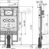 Alcadrain AM1101P/1200 Sádromodul Slim Vorwandinstallationssystem für Trockenbau (aus
