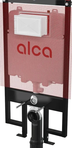 Alcadrain AM1101P/1200 Sádromodul Slim Vorwandinstallationssystem für Trockenbau (aus