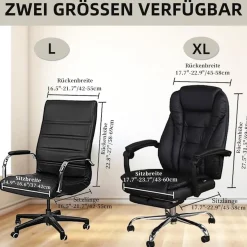 Alishomtll Samt Bürostuhlbezug mit Armlehne, Weiß, X-Large - Stretch