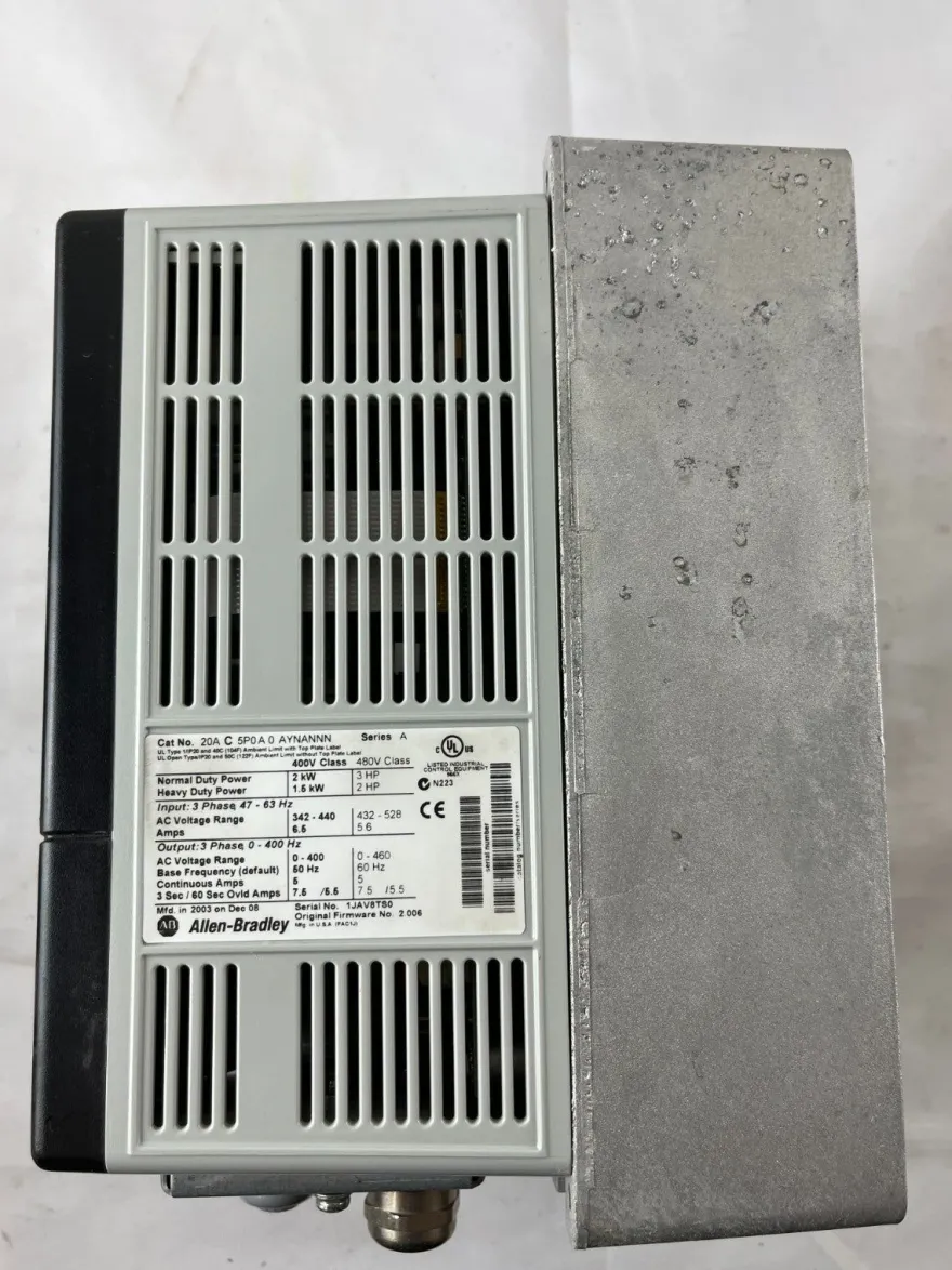 Allen-Bradley PowerFlex 70 20AC5P0A0AYNANNN VFD Drive 2kW 3HP New
