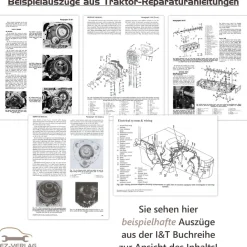 Allis-Chalmers D-10/12/14/15/17 160/170/175 57-80 Traktor Reparaturanleitung I&T