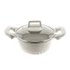 Almina Kochtöpfe in Creme Aluminium Druckguss mit Antihaftbeschichtung