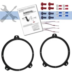 Alpine 16,5cm (6,5-Zoll) 2-Wege Koaxial Auto Lautsprecher für BMW 3er Cabrio E46