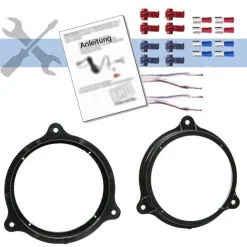 Alpine 16,5cm (6,5-Zoll) 2-Wege Koaxial Auto Lautsprecher für Nissan NV200 M20N