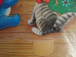 alte 3D bewegliche Adventskalender Moldow Gemo Dänemark - Engel -