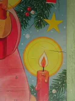 alte 3D bewegliche Adventskalender Moldow Gemo Dänemark - Engel -