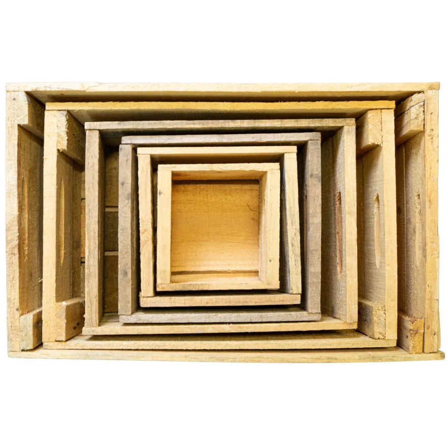 alte Holzkiste Weinkiste Obstkiste Storage in verschiedenen Grössen Vintage Upcycl