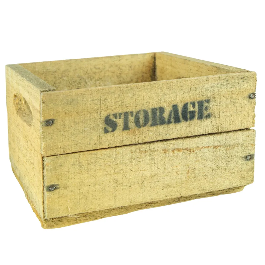 alte Holzkiste Weinkiste Obstkiste Storage in verschiedenen Grössen Vintage Upcycl
